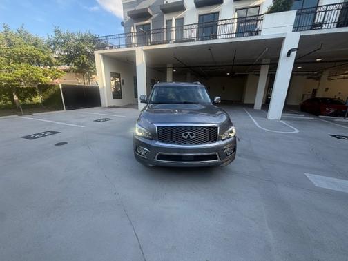 Gray 2016 INFINITI QX80 Base