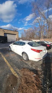 White 2013 Kia Optima LX