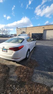 White 2013 Kia Optima LX