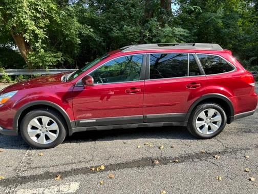 Red 2011 Subaru Outback 2.5 i Limited