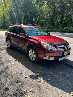 Red 2011 Subaru Outback 2.5 i Limited
