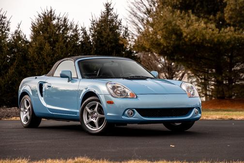 Blue 2003 Toyota MR2 Spyder