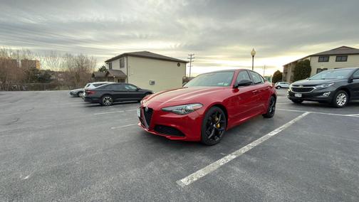 Red 2020 Alfa Romeo Giulia Ti
