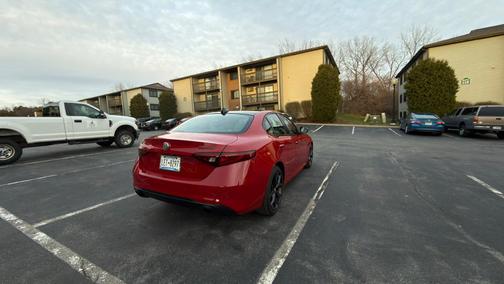 Red 2020 Alfa Romeo Giulia Ti