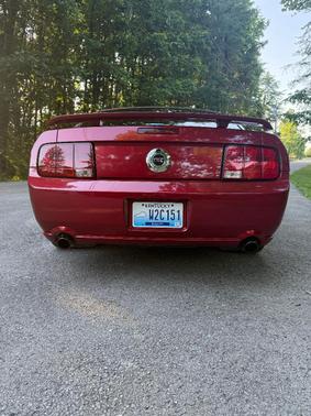 Red 2007 Ford Mustang GT