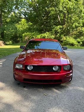 Red 2007 Ford Mustang GT