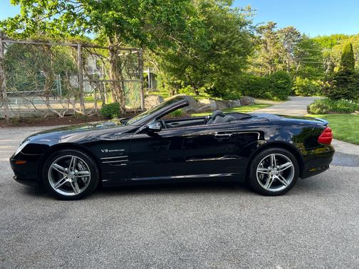 Black 2003 Mercedes-Benz SL-Class SL55 AMG