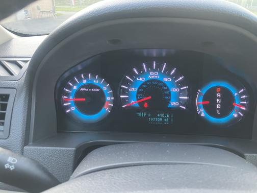 Blue 2012 Ford Fusion SEL