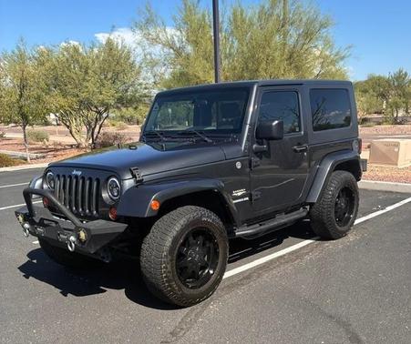 Gray 2010 Jeep Wrangler Sahara