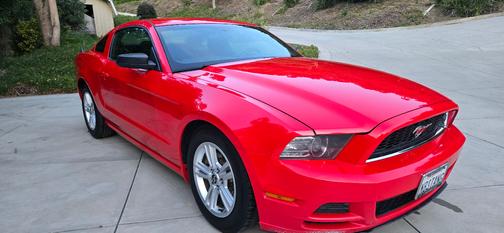 Red 2014 Ford Mustang V6