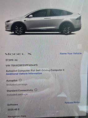 White 2023 Tesla Model X Base