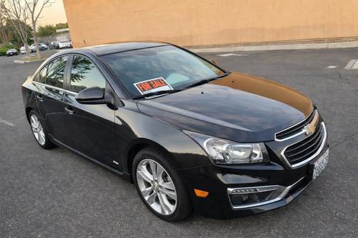Black 2015 Chevrolet Cruze LTZ