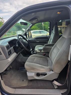 Blue 2001 Ford F-350 XLT Crew Cab Super Duty DRW