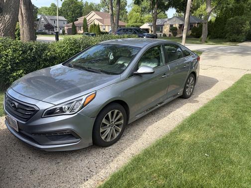 Silver 2017 Hyundai SONATA Sport
