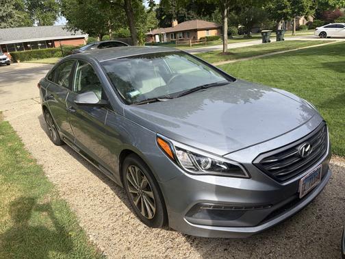 Silver 2017 Hyundai SONATA Sport