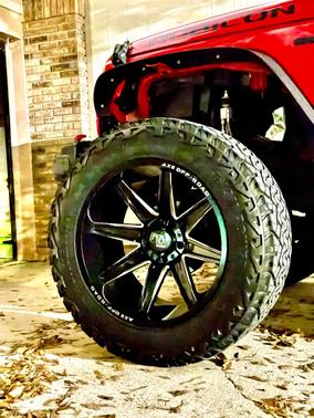 Red 2016 Jeep Wrangler Unlimited Rubicon