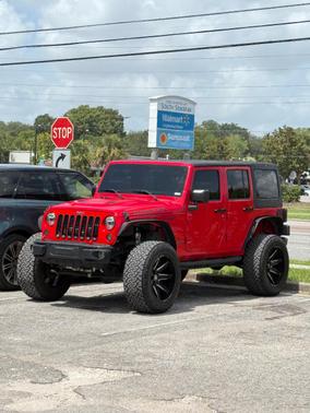 Red 2016 Jeep Wrangler Unlimited Rubicon