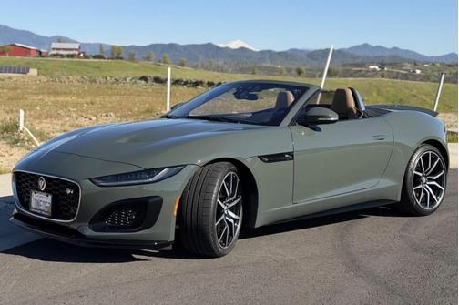 Green 2021 Jaguar F-TYPE R