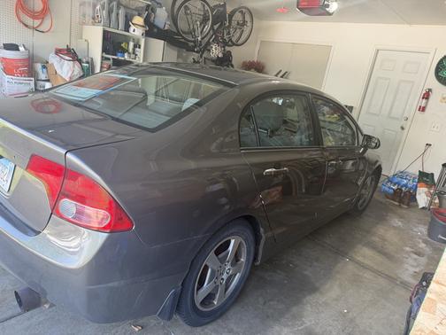 Gray 2008 Honda Civic LX