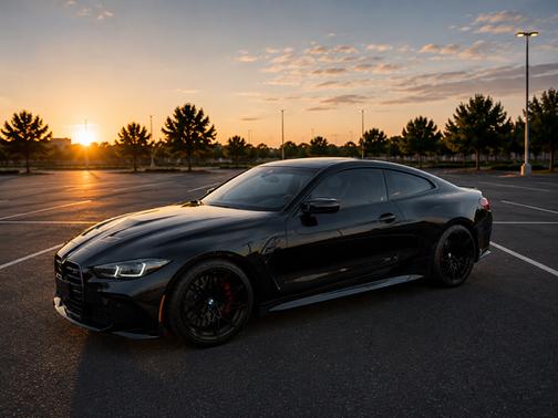 Black 2025 BMW M4 Competition xDrive
