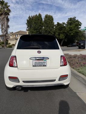 White 2013 FIAT 500 Sport