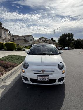 White 2013 FIAT 500 Sport