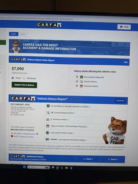 2013 INFINITI JX35 Base