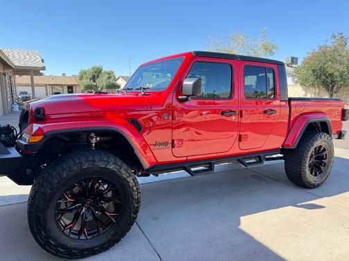 Red 2023 Jeep Gladiator Sport S 