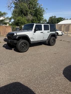 Silver 2010 Jeep Wrangler Unlimited Sport