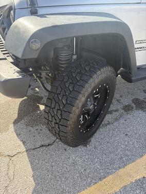Silver 2010 Jeep Wrangler Unlimited Sport