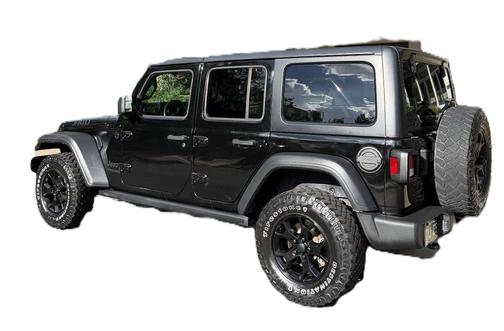 Black 2022 Jeep Wrangler Unlimited Willys