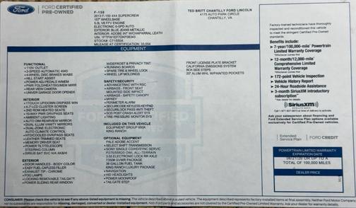 Blue 2013 Ford F-150 King Ranch