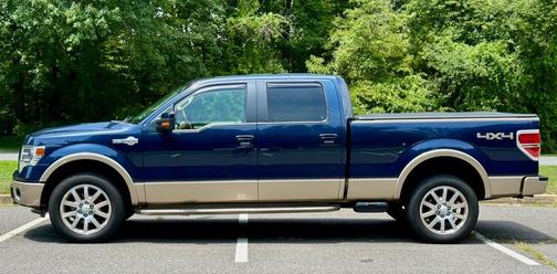Blue 2013 Ford F-150 King Ranch