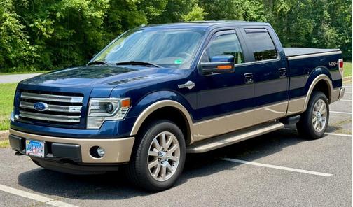 Blue 2013 Ford F-150 King Ranch