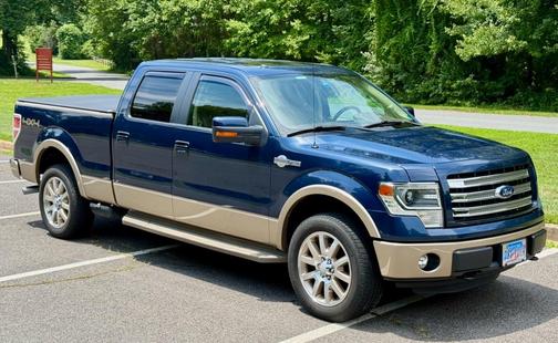Blue 2013 Ford F-150 King Ranch