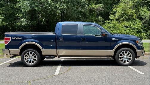 Blue 2013 Ford F-150 King Ranch