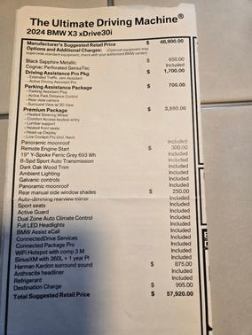 2024 BMW X3 xDrive30i