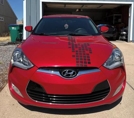 Red 2015 Hyundai Veloster Base