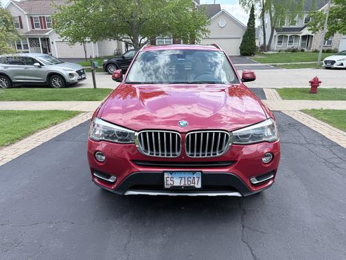 Red 2015 BMW X3 xDrive28i