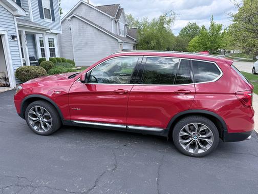 Red 2015 BMW X3 xDrive28i