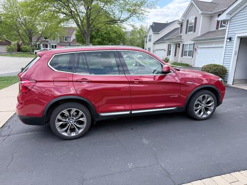 Red 2015 BMW X3 xDrive28i