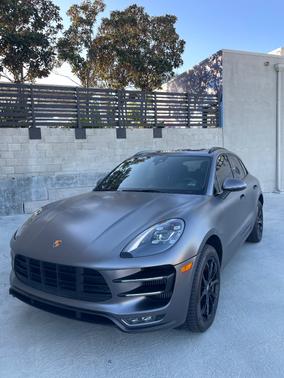 Gray 2018 Porsche Macan Macan Turbo with Performance Package
