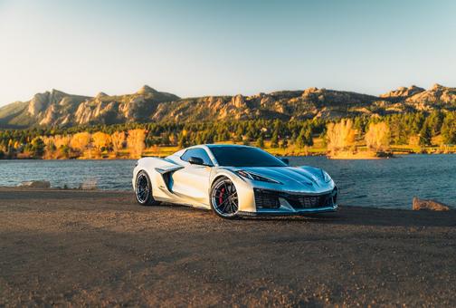 Silver 2024 Chevrolet Corvette E-Ray 3LZ