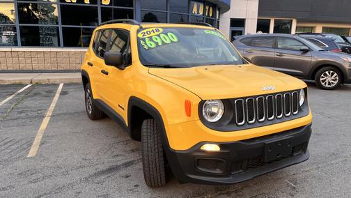 Yellow 2018 Jeep Renegade Sport