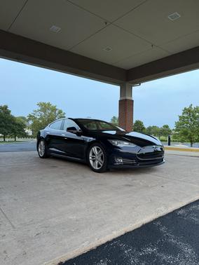 Blue 2013 Tesla Model S Base