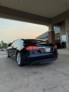 Blue 2013 Tesla Model S Base