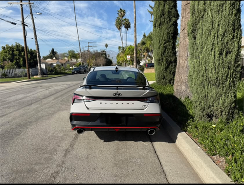 Gray 2025 Hyundai ELANTRA N Base