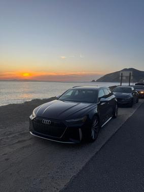 Black 2022 Audi RS 6 Avant 4.0T