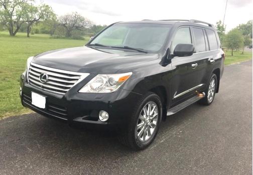 Black 2010 Lexus LX 570 Base