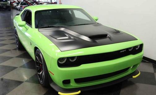 Green 2015 Dodge Challenger SRT Hellcat
